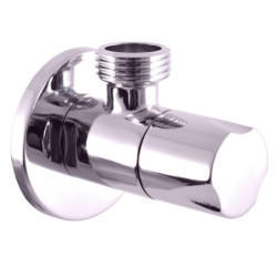 Rohový ventil RAV M1/2" x M3/4 Slezák pračkový chrom RV0434