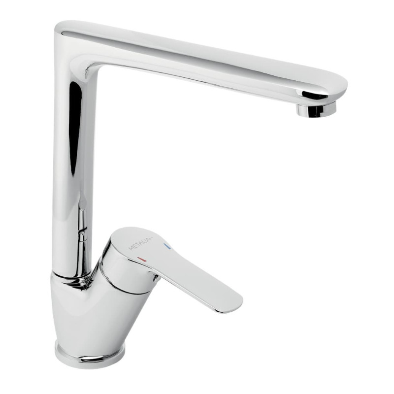 Dřezová baterie Novaservis Metalia 54 s otočným ramínkem chrom 54014,0