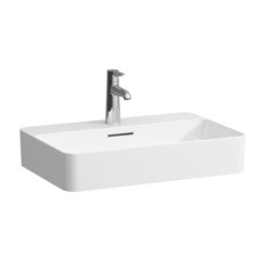 Umyvadlo na desku Laufen Val 60x40 cm otvor pro baterii, bez přepadu H8122850001111