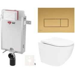 Závěsný wc set k zazdění SAT SIKOSZTOR67GM