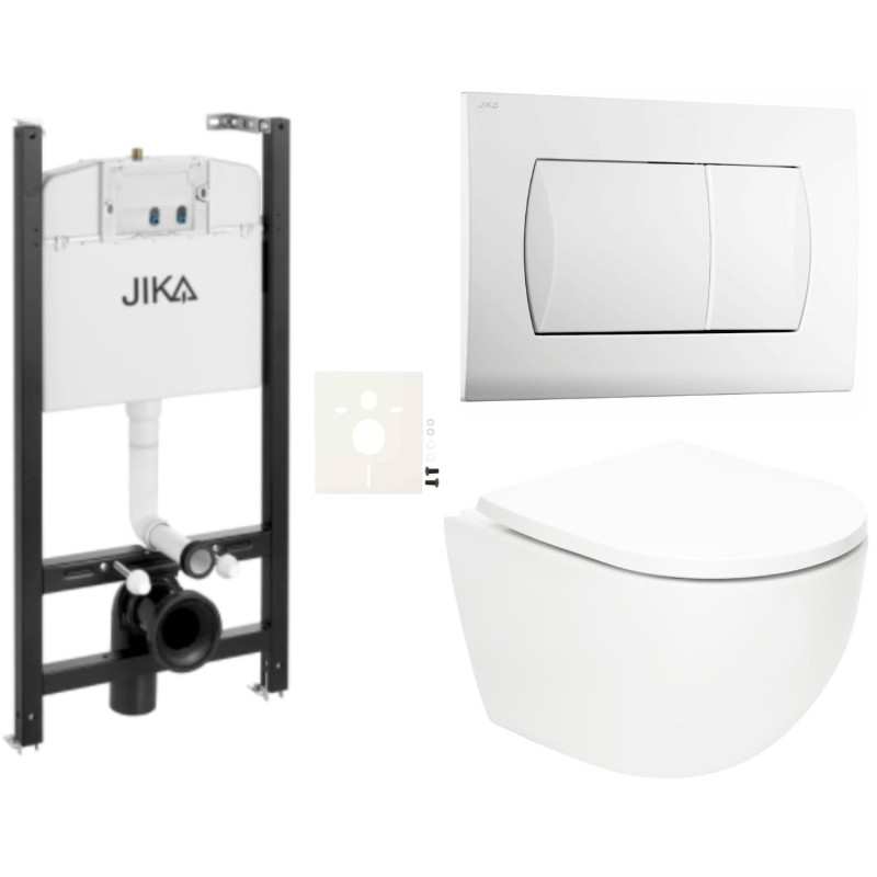 Závěsný wc set do lehkých stěn / předstěnová SAT Fusion SIKOJSTORFU1