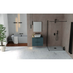 Sprchová vanička obdélníková Polysan Flexia 120x80 cm litý mramor šedá 77922.31