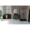 Sprchová vanička obdélníková Polysan Flexia 150x80 cm litý mramor antracit 72901.51