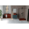 Sprchová vanička obdélníková Polysan Flexia 150x80 cm litý mramor hnědá 72901.71