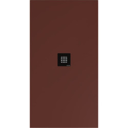Sprchová vanička obdélníková Polysan Flexia 150x80 cm litý mramor hnědá 72901.71