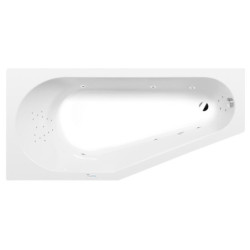 Masážní vana Polysan Tigra 170x80 cm Highline Hydro akrylát levá 90111.5010