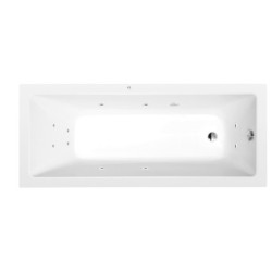 Masážní vana Polysan Noemi 160x80 cm Active Hydro akrylát levá i pravá 71722.1010