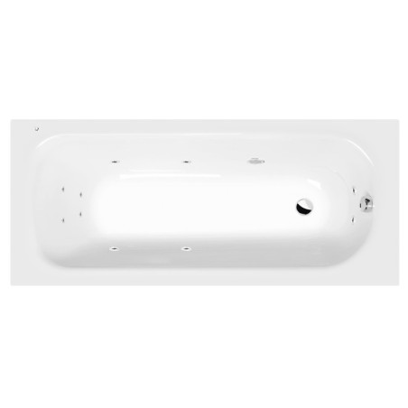 Masážní vana Polysan Ebro 170x75 cm Active Hydro akrylát levá i pravá 26711.1010