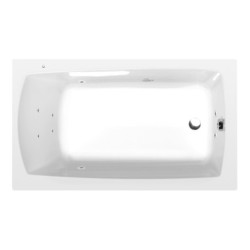 Masážní vana Polysan Lily 130x70 cm Active Hydro akrylát levá i pravá 77511.1010