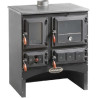 KVS MORAVIA TYP 9170 OLIVER sporák na tuhá paliva 6,6kW, s troubou, pravý, antracit