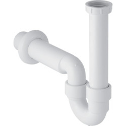 Trubková zápachová uzávěrka Geberit pro dřez, vývod vodorovný: d 40mm, G 1 1/2", Alpská bílá (152.742.11.1)