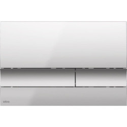 Ovládací tlačítko Alca plast chrom mat M1722