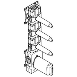 Podomítkový termostatický modul Dornbracht xTool se 3 ventily 3/4" 3553197090