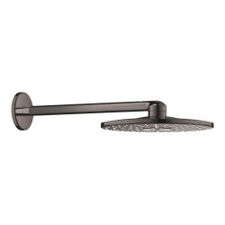 Hlavová sprcha GROHE Rainshower SmartActive na stěnu včetně sprchového ramena Hard Graphite 26475A00