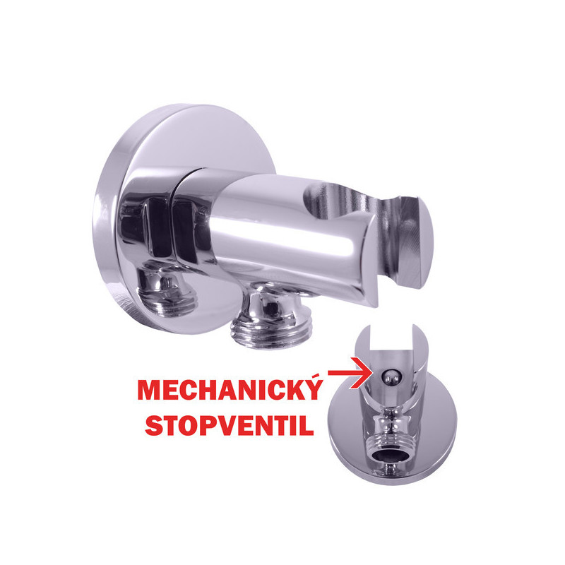 Podomítkový vývod RAV SLEZÁK se stop ventilem chrom MD0750