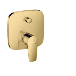 Sprchová a vanová baterie Hansgrohe Talis E bez podomítkového tělesa leštěný vzhled zlata 71474990
