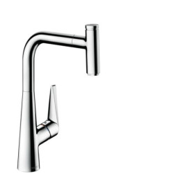 Dřezová baterie Hansgrohe Talis s vytahovací sprškou chrom 72826000