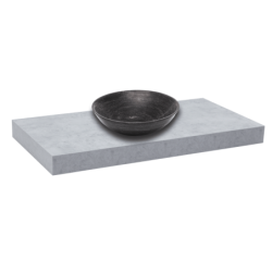 Deska pod umyvadlo bez umyvadla Naturel Dolce 200x8x50 cm beton mat DO20050BE