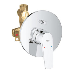 Sprchová a vanová baterie GROHE Start Flow včetně podomítkového tělesa chrom 29117000