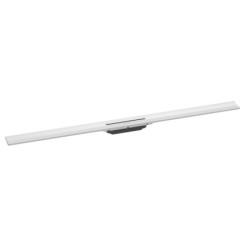Sprchový žlab Hansgrohe RainDrain Flex 120 cm nerez matná bílá mat 56054700