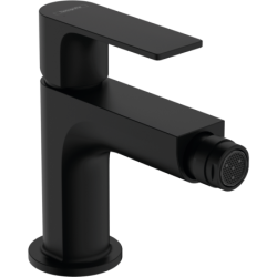 Bidetová baterie Hansgrohe Rebris E s výpustí matná černá 72211670
