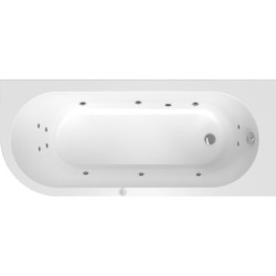 Masážní vana SIKO Rajka 170x72,5 cm BASIC akrylát pravá SIKOHMBRAJ170P