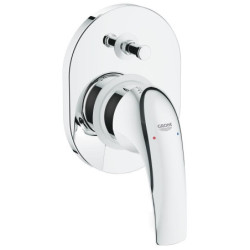 Sprchová a vanová baterie GROHE BauCurve včetně podomítkového tělesa chrom 29043000