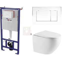 Závěsný wc set do lehkých stěn / předstěnová SAT SIKOSSREX6721K