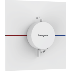 Sprchová baterie Hansgrohe ShowerSelect Comfort E bez podomítkového tělesa matná bílá 15574700