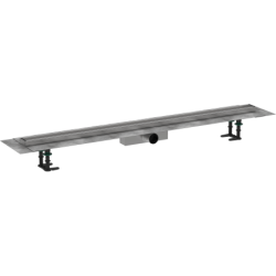 Sprchový žlab Hansgrohe RainDrain Compact 120 cm kartáčovaná nerez mat 56185000