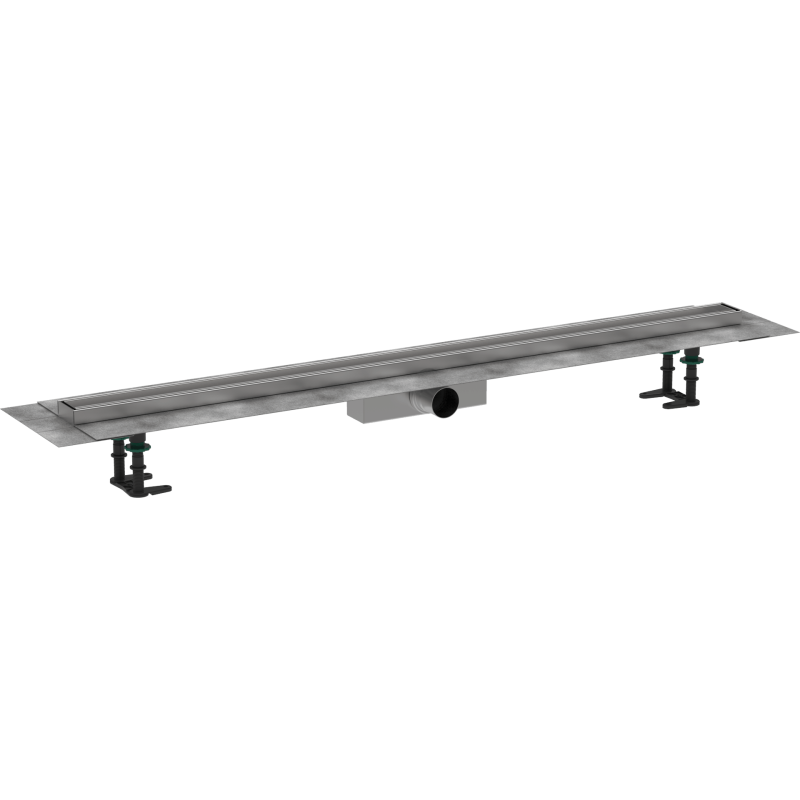 Sprchový žlab Hansgrohe RainDrain Compact 120 cm kartáčovaná nerez mat 56185000