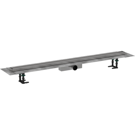 Sprchový žlab Hansgrohe RainDrain Compact 120 cm kartáčovaná nerez mat 56185000