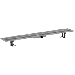 Sprchový žlab Hansgrohe RainDrain Compact 120 cm kartáčovaná nerez mat 56172800
