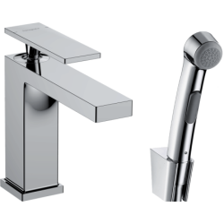 Umyvadlová baterie Hansgrohe Tecturis E s bidetovou sprškou chrom 73210000