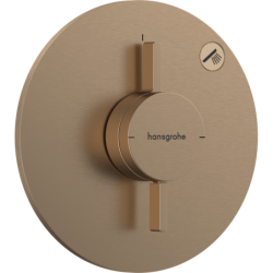 Sprchová baterie Hansgrohe DuoTurn S bez podomítkového tělesa kartáčovaný bronz 75618140