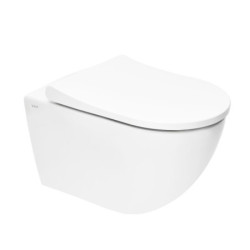 WC závěsné VitrA S60 bílé včetně sedátka, zadní odpad 7510-003-6288