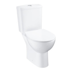Wc kombi komplet stojící GROHE Bau Ceramic alpská bílá zadní odpad 39942000