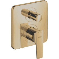 Sprchová a vanová baterie Hansgrohe AXOR Citterio E kartáčovaný bronz 36457140
