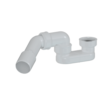 Vanový sifon 6/4 DN40/DN50 MULTI bílá plast E720KO