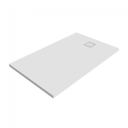 Sprchová vanička obdélníková Hüppe EasyFlat 170x75 cm litý mramor bílá matná EF0228.083