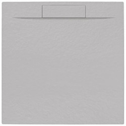 Sprchová vanička čtvercová SAT Fusion 90x90 cm litý mramor Gris Perla  SATFU9090GRP